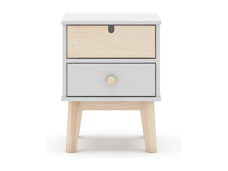 Chevet tafel met 2 laden 40x35 cm