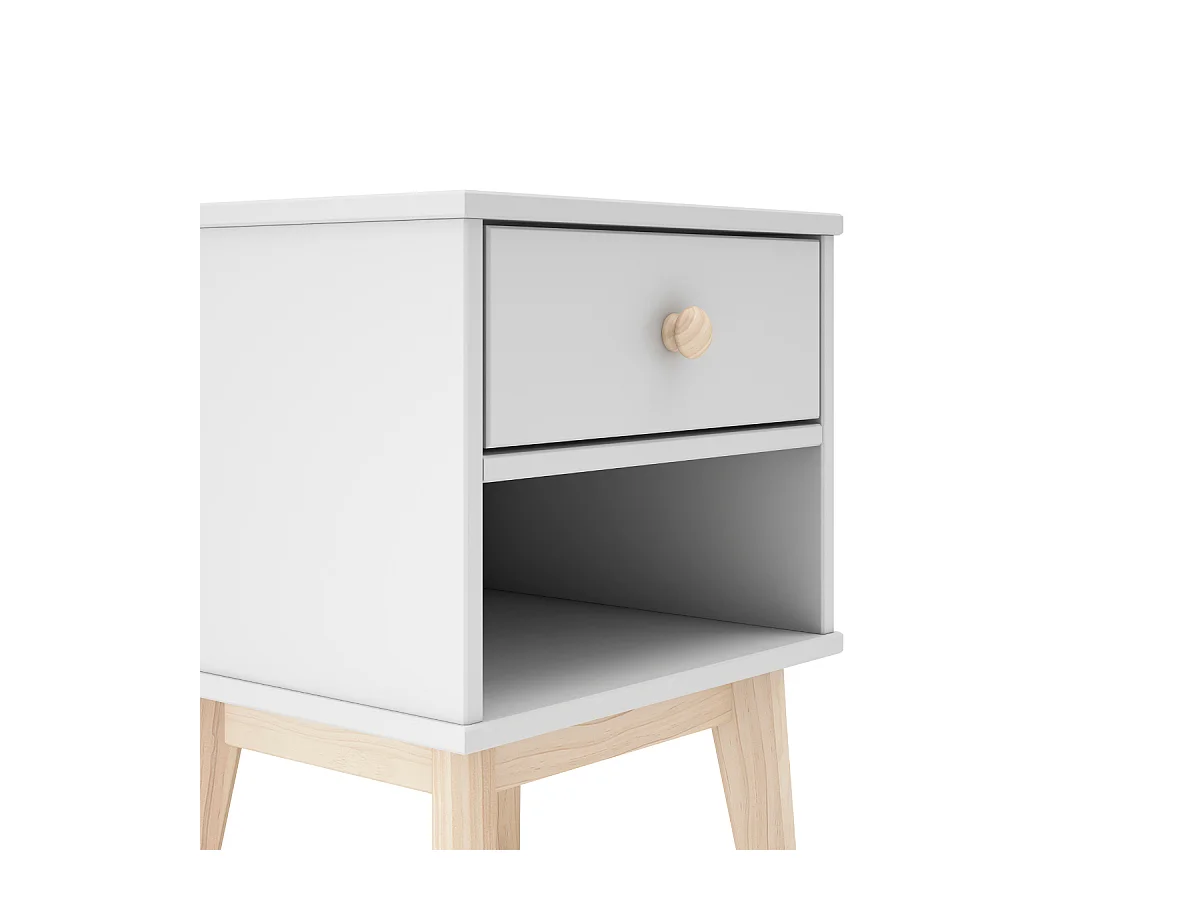 Chevet tafel met 1 lade 40x53 cm