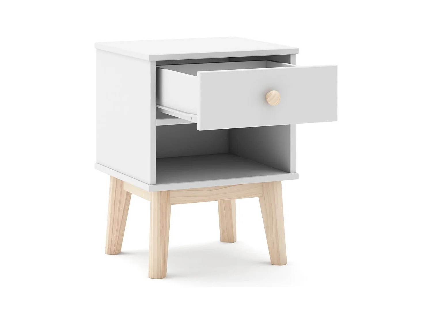 Chevet tafel met 1 lade 40x53 cm