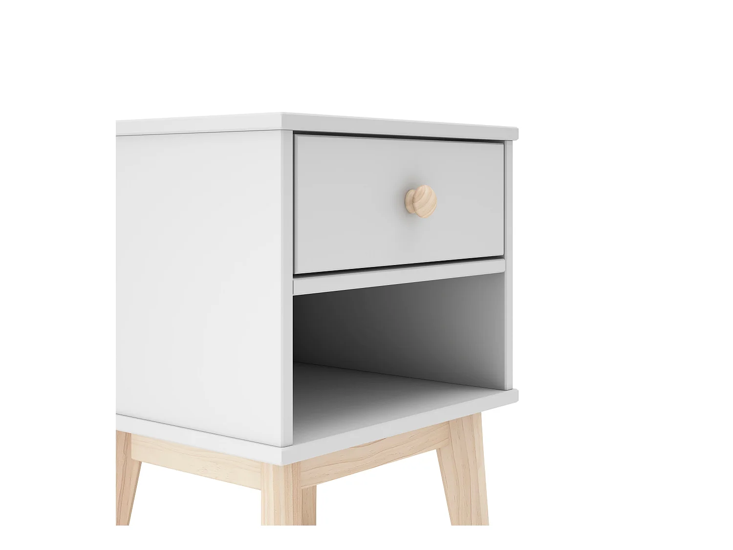 Chevet tafel met 1 lade 40x53 cm