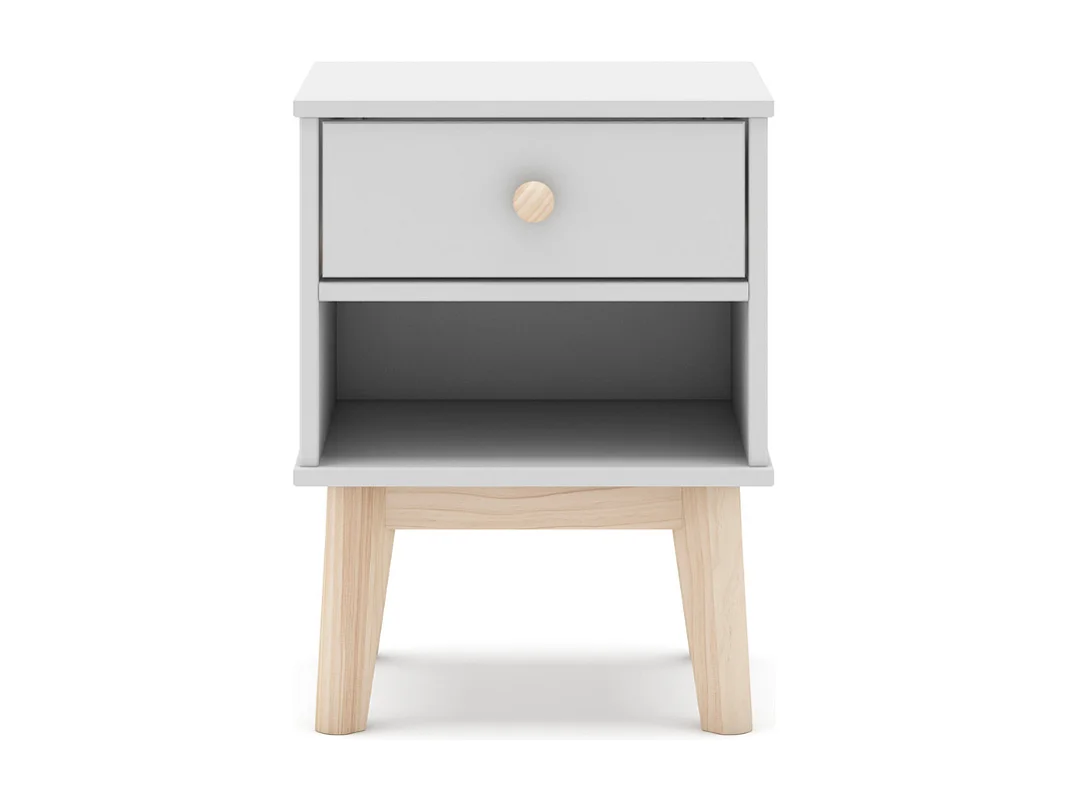 Table de chevet 1 tiroir et 1 niche ouverte L40 cm - SIMON