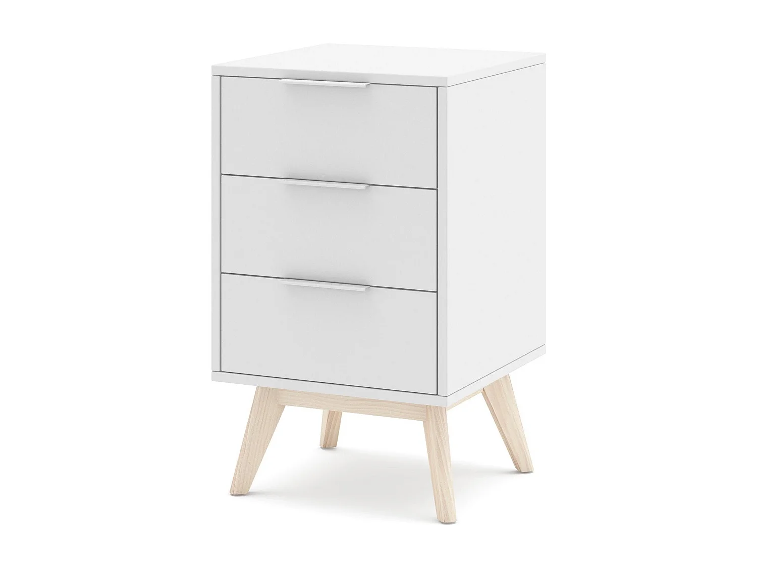 Nachttisch mit 3 Schubladen 40x66 cm