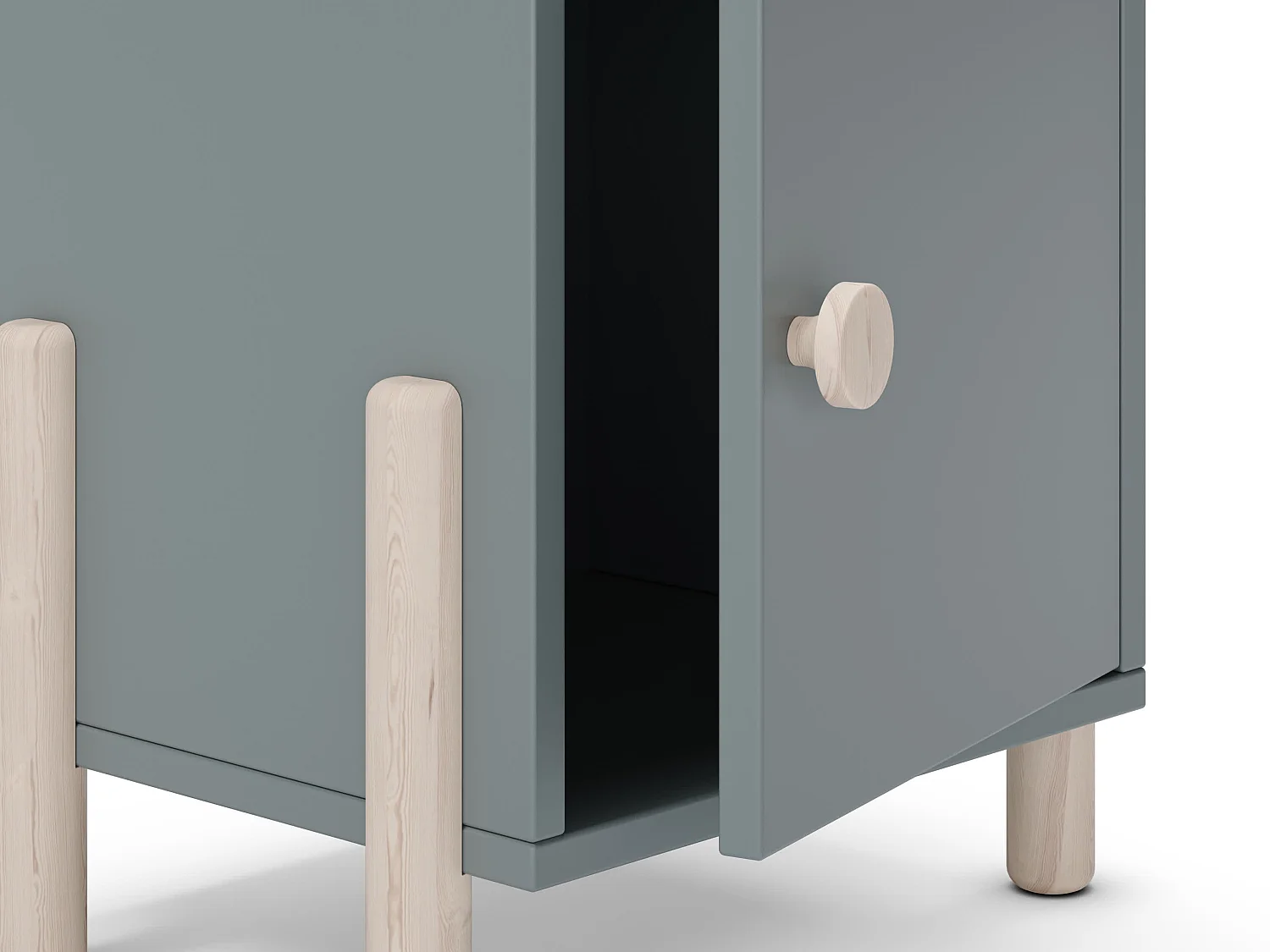 Table de chevet 1 porte H47 cm - DAPHNÉ