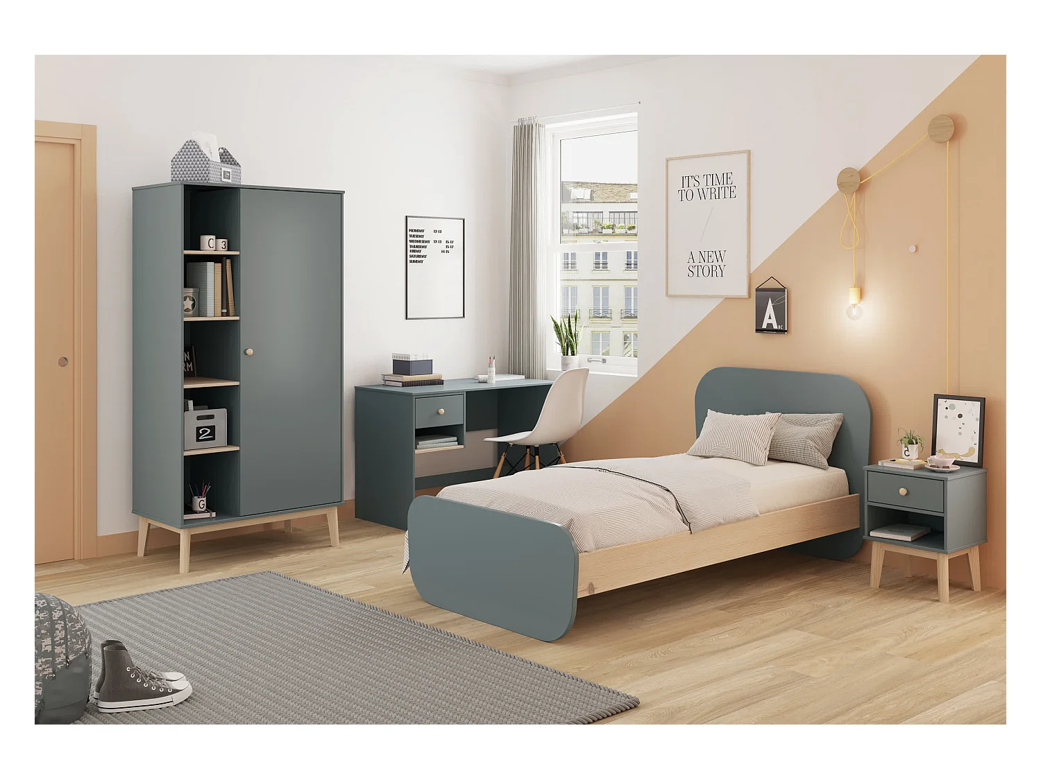 Nachttisch mit 1 Schublade 40x53 cm