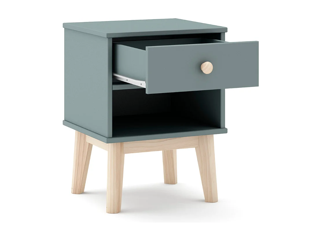 Table de chevet 1 tiroir et 1 niche ouverte L40 cm - SIMON