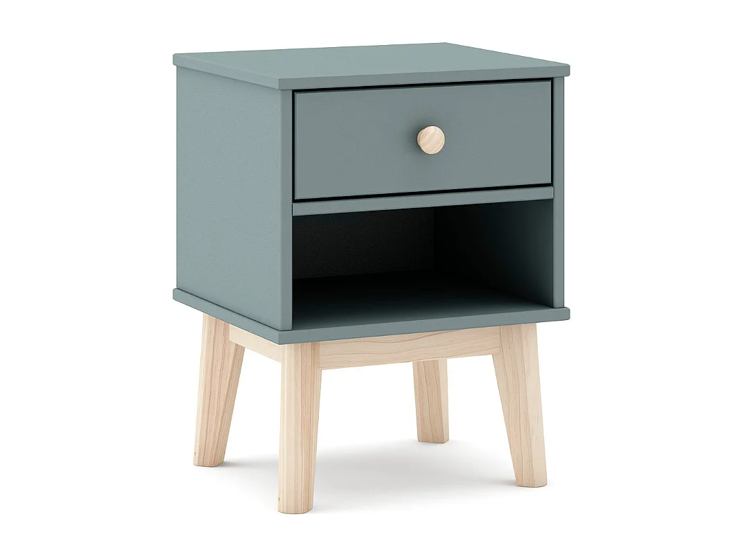 Table de chevet 1 tiroir et 1 niche ouverte L40 cm - SIMON