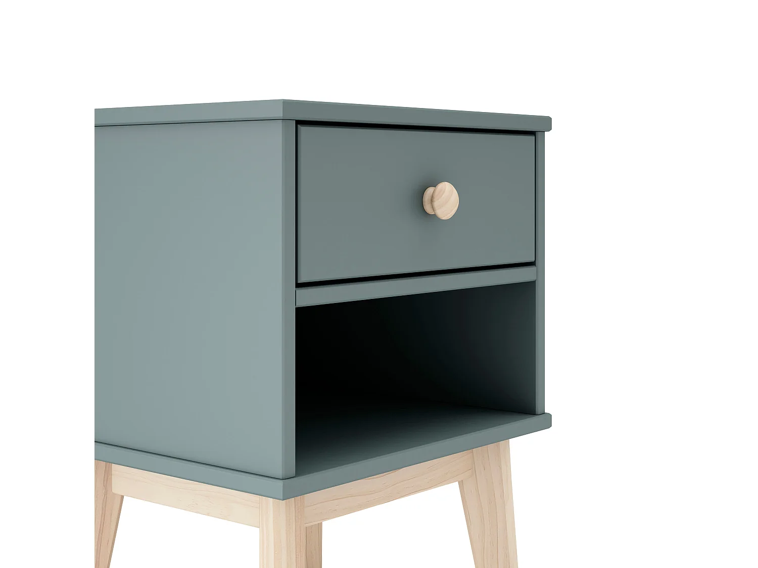 Table de chevet 1 tiroir et 1 niche ouverte L40 cm - SIMON