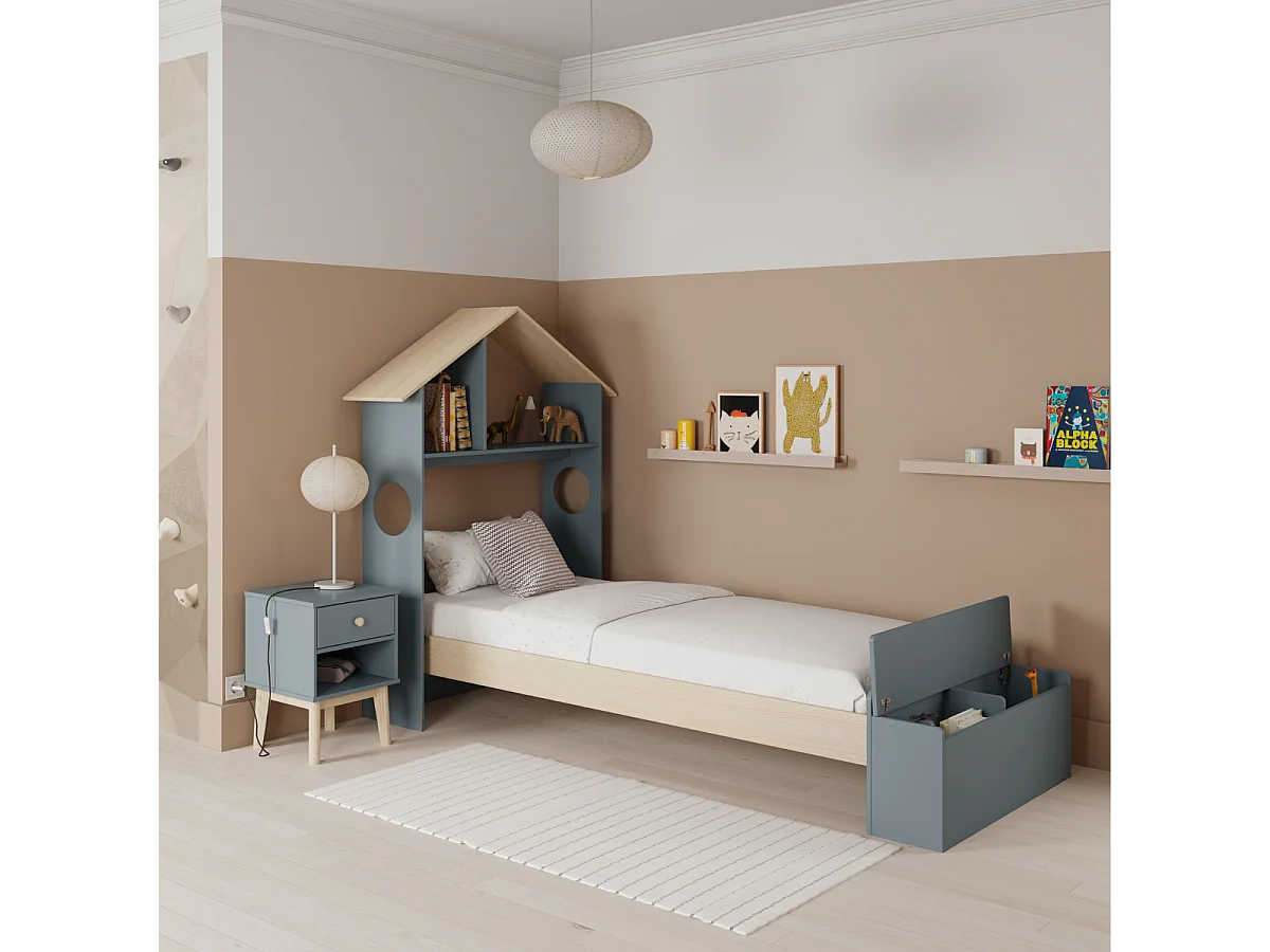 Chevet tafel met 1 lade 40x53 cm