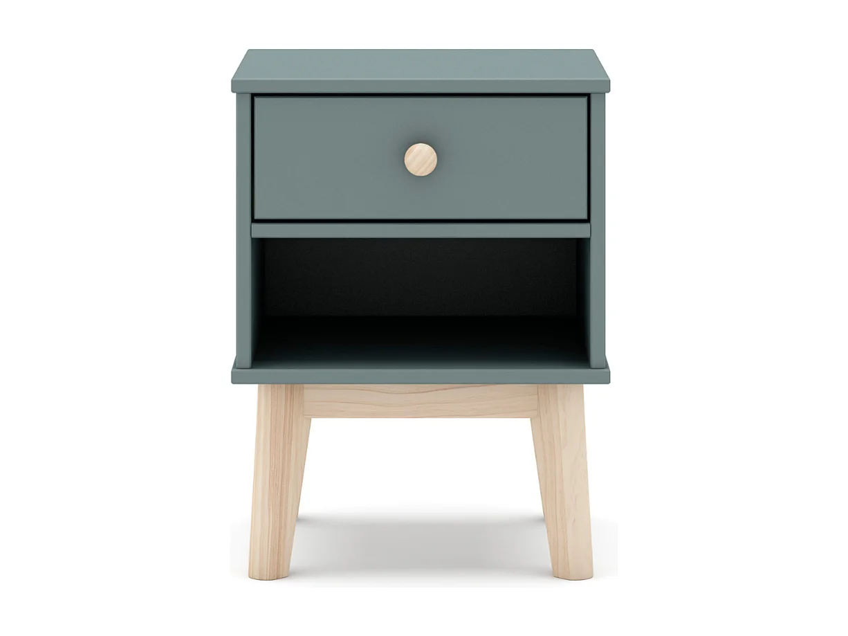 Table de chevet 1 tiroir et 1 niche ouverte L40 cm - SIMON