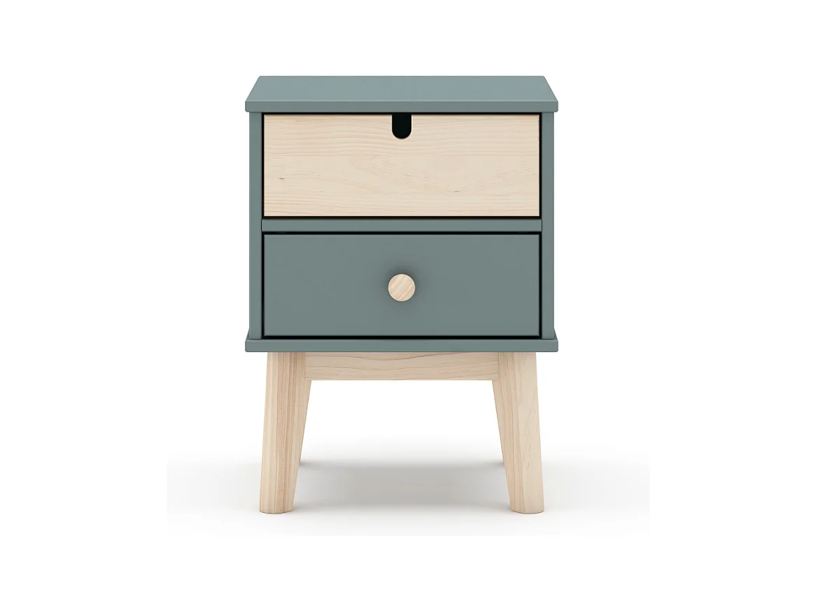 Chevet tafel met 2 laden 40x35 cm