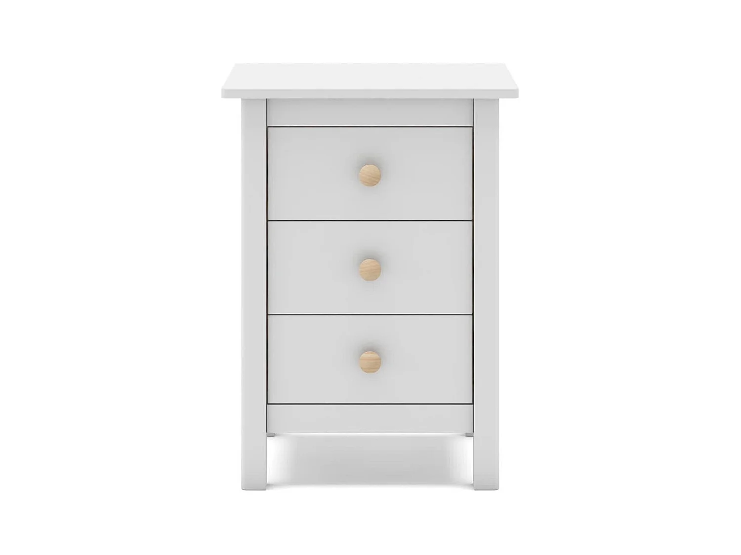 Chevet tafel met 3 laden 46x65 cm