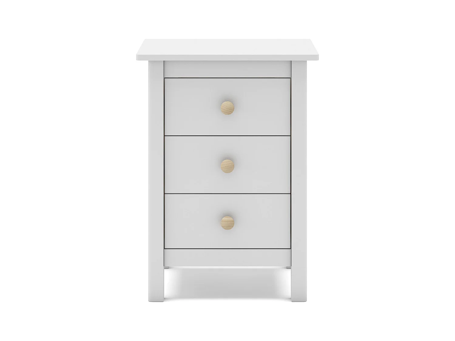 Chevet tafel met 3 laden 46x65 cm