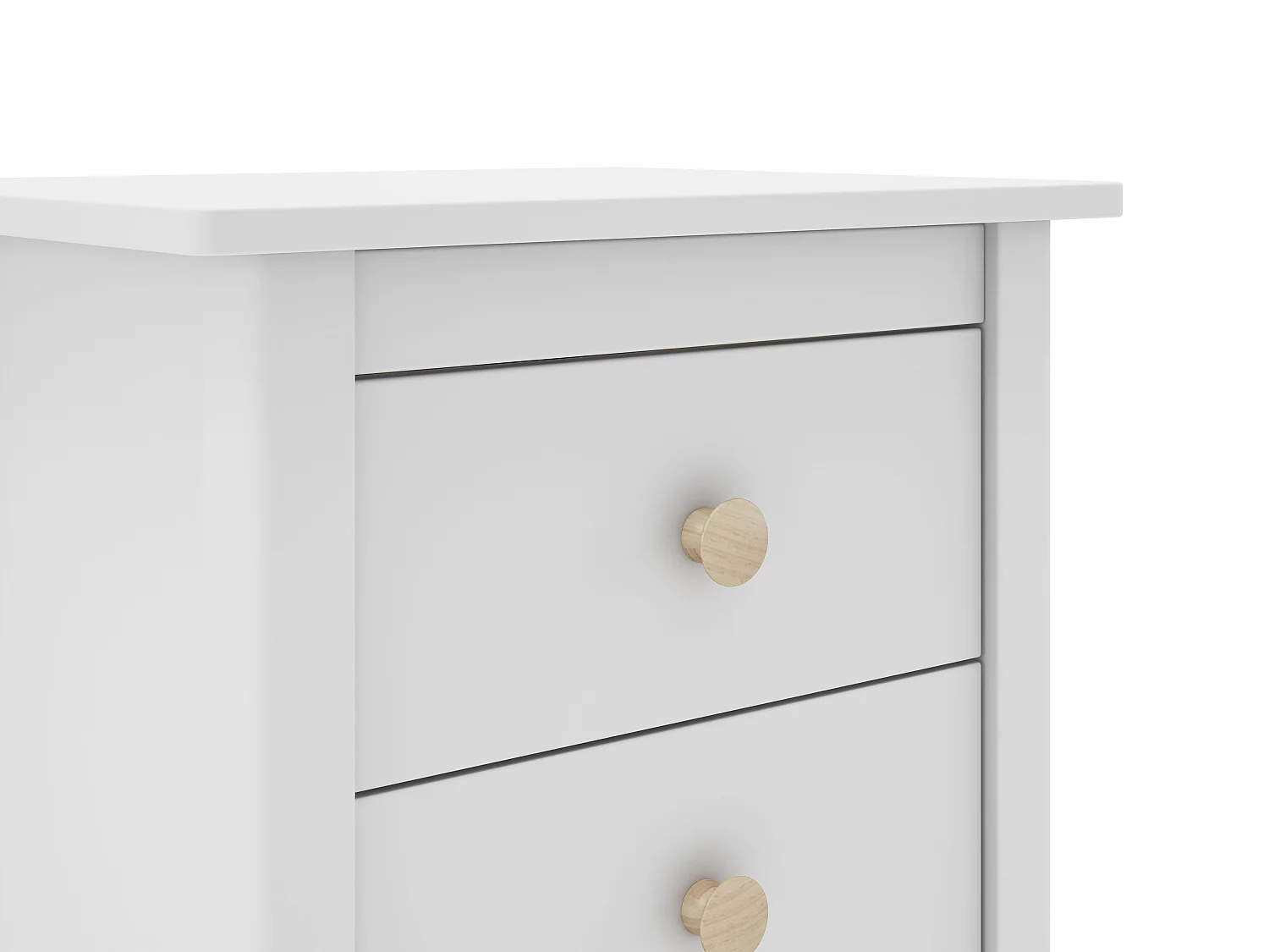 Table de chevet avec 3 tiroirs 46x65 cm