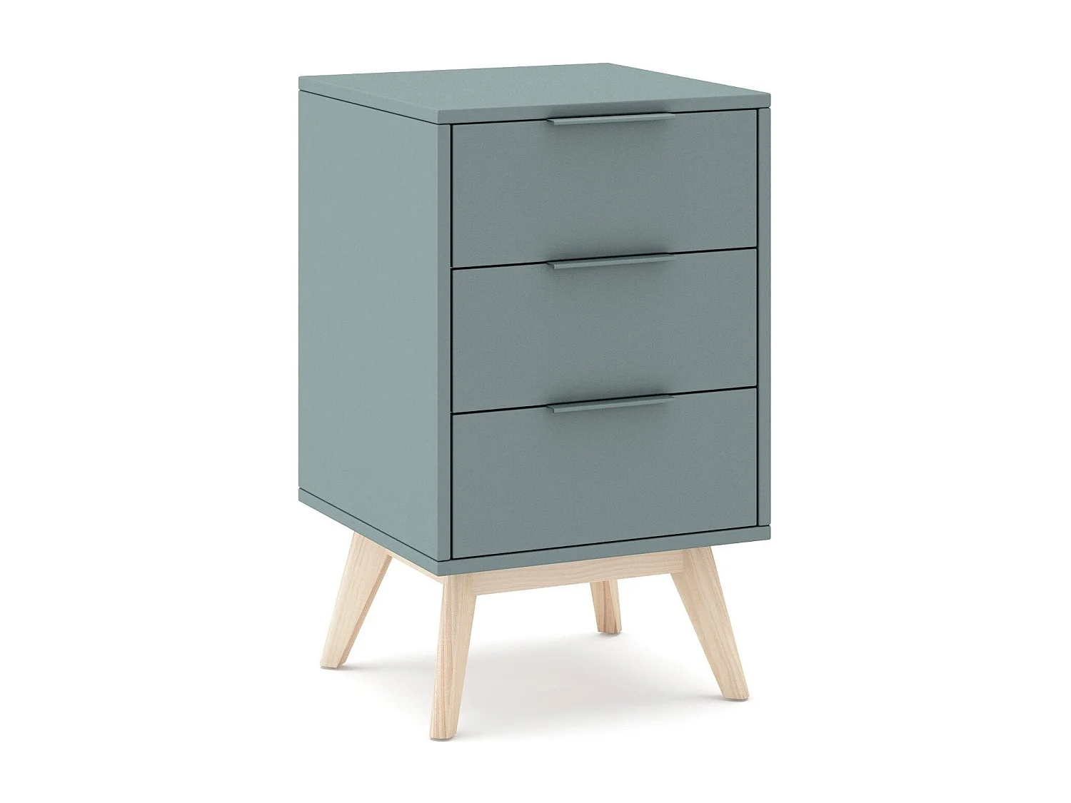 Nachttisch mit 3 Schubladen 40x66 cm