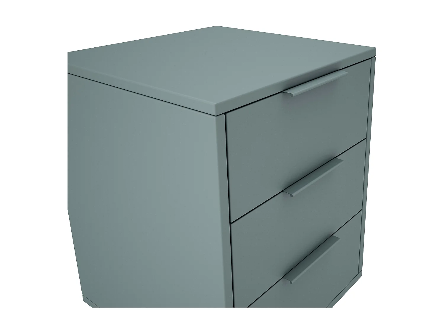 Nachttisch mit 3 Schubladen 40x66 cm