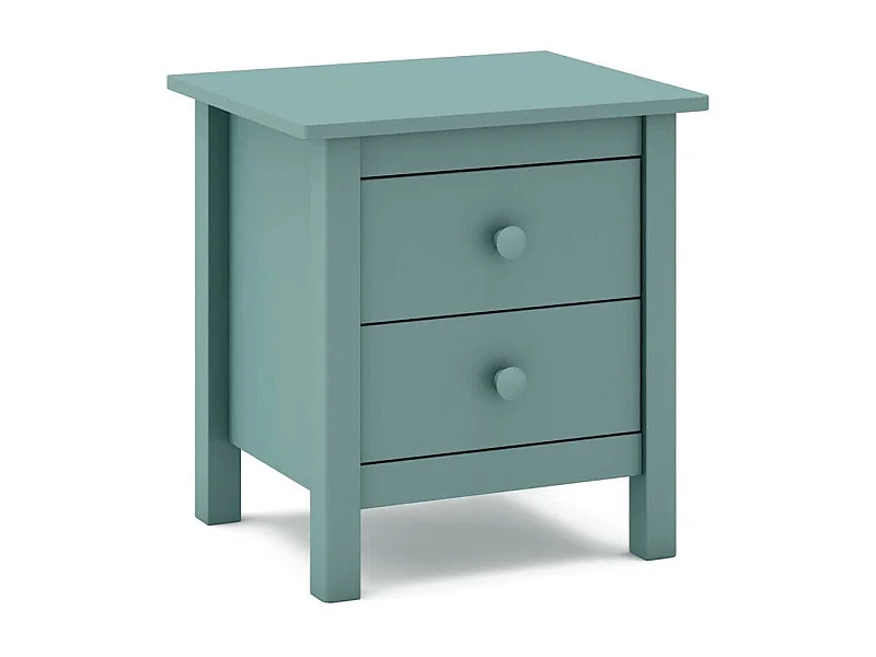 Table de chevet avec 2 tiroirs 46x49,5 cm