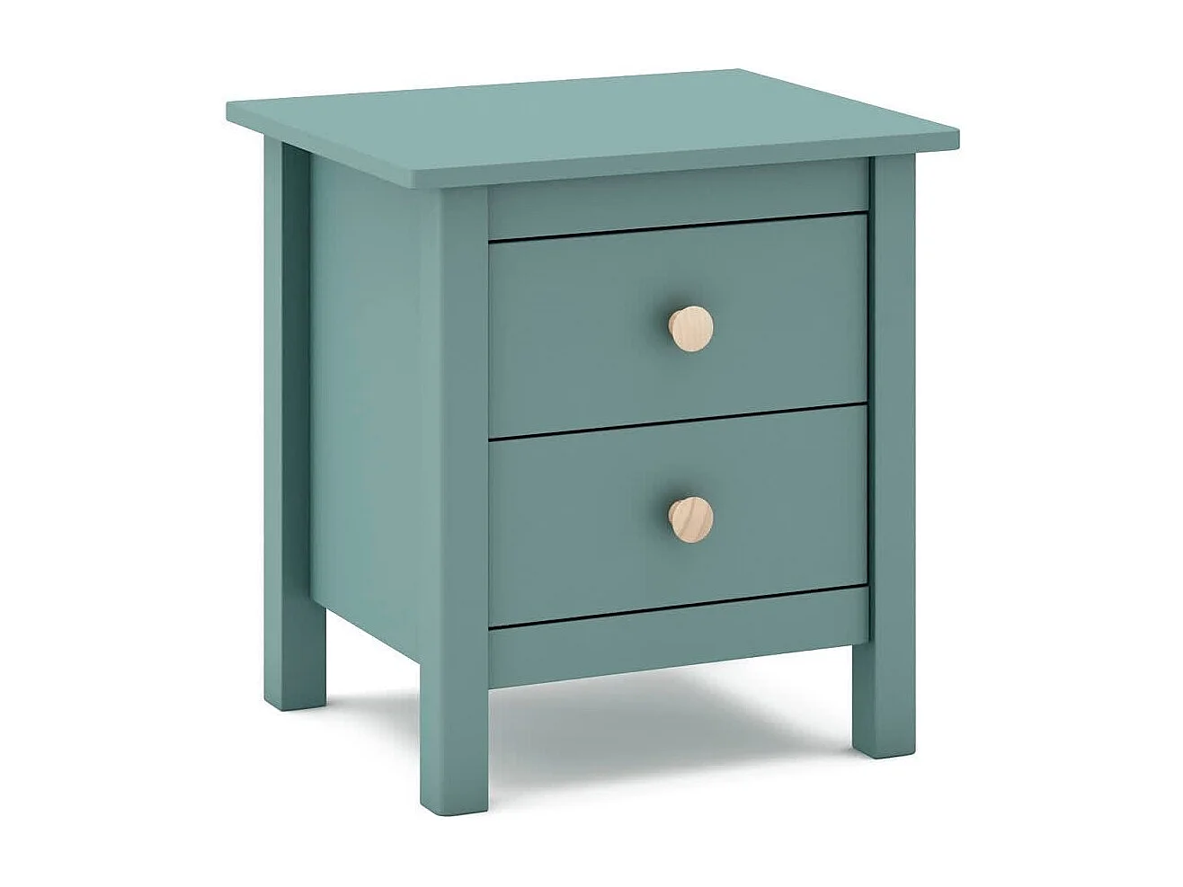 Nachttisch mit 2 Schubladen 46x49,5 cm