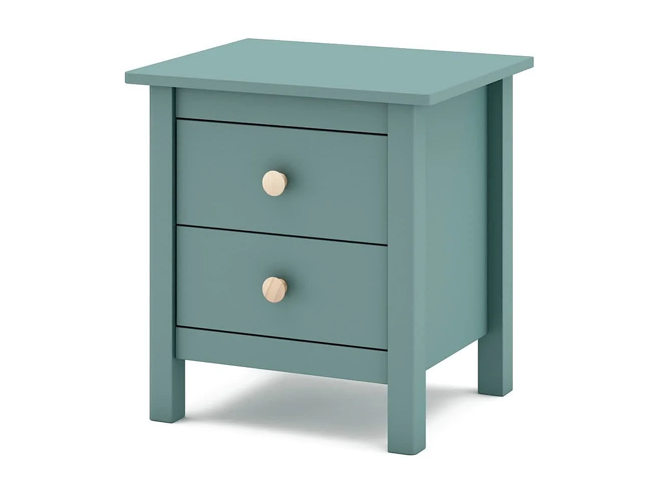 Nachttisch mit 2 Schubladen 46x49,5 cm