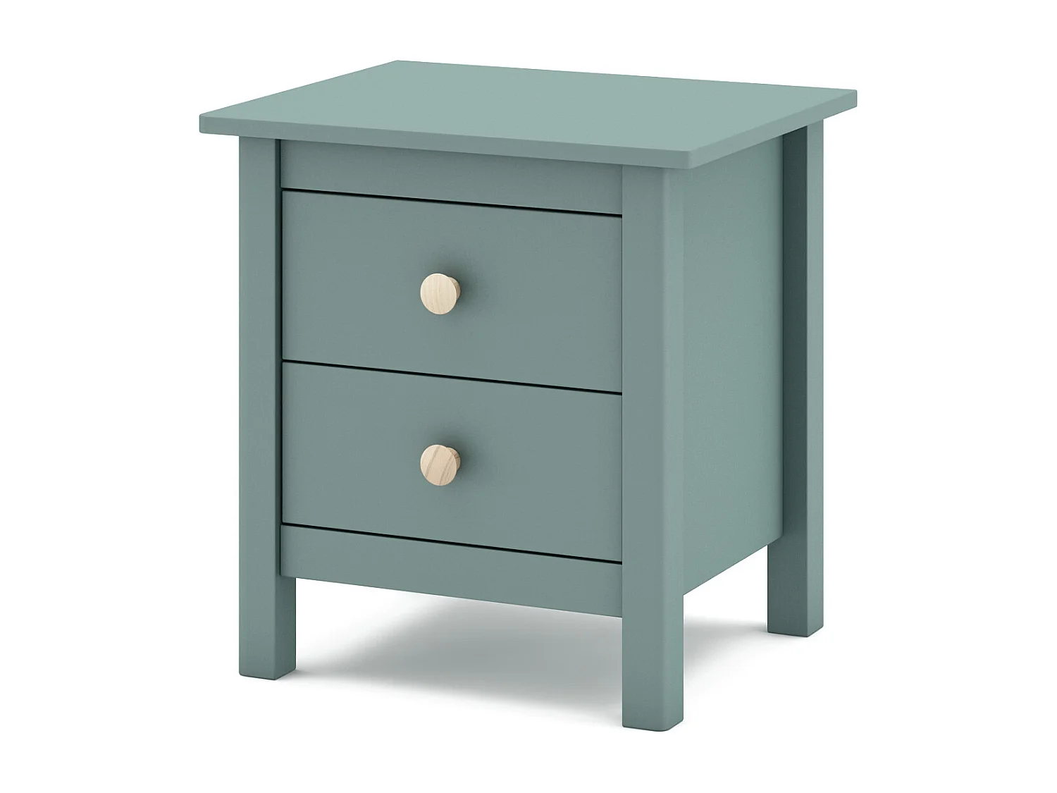 Nachttisch mit 2 Schubladen 46x49,5 cm