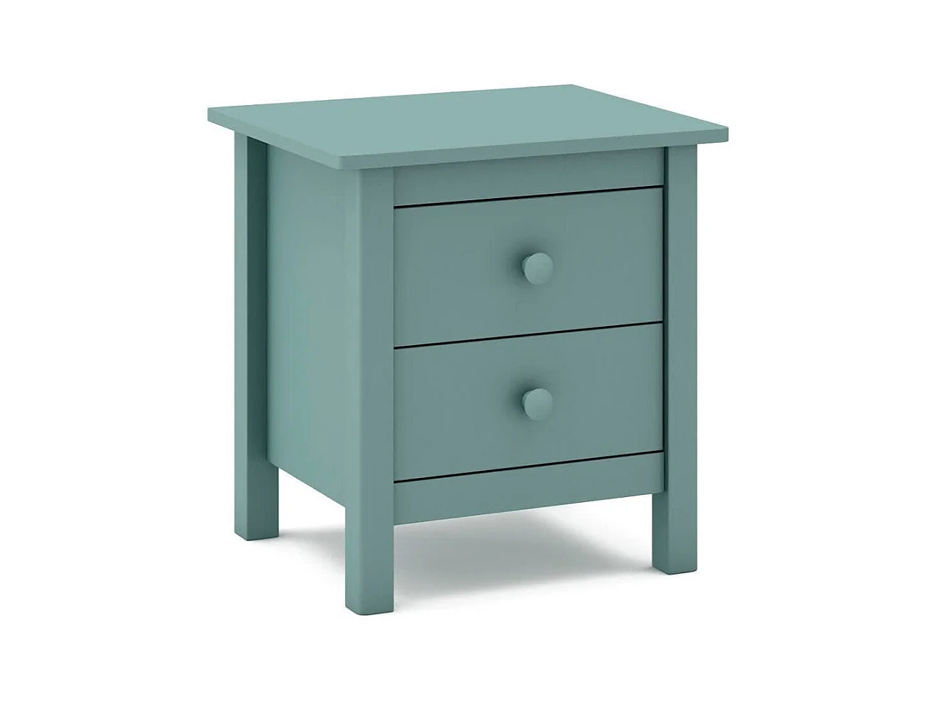 Table de chevet avec 2 tiroirs 46x49,5 cm