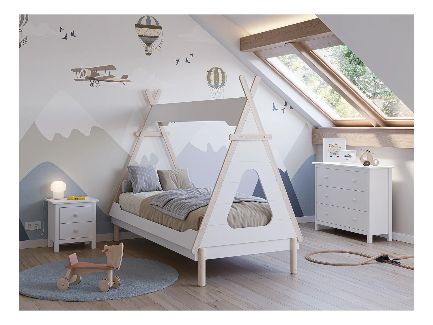 Letto singolo 210x165 cm