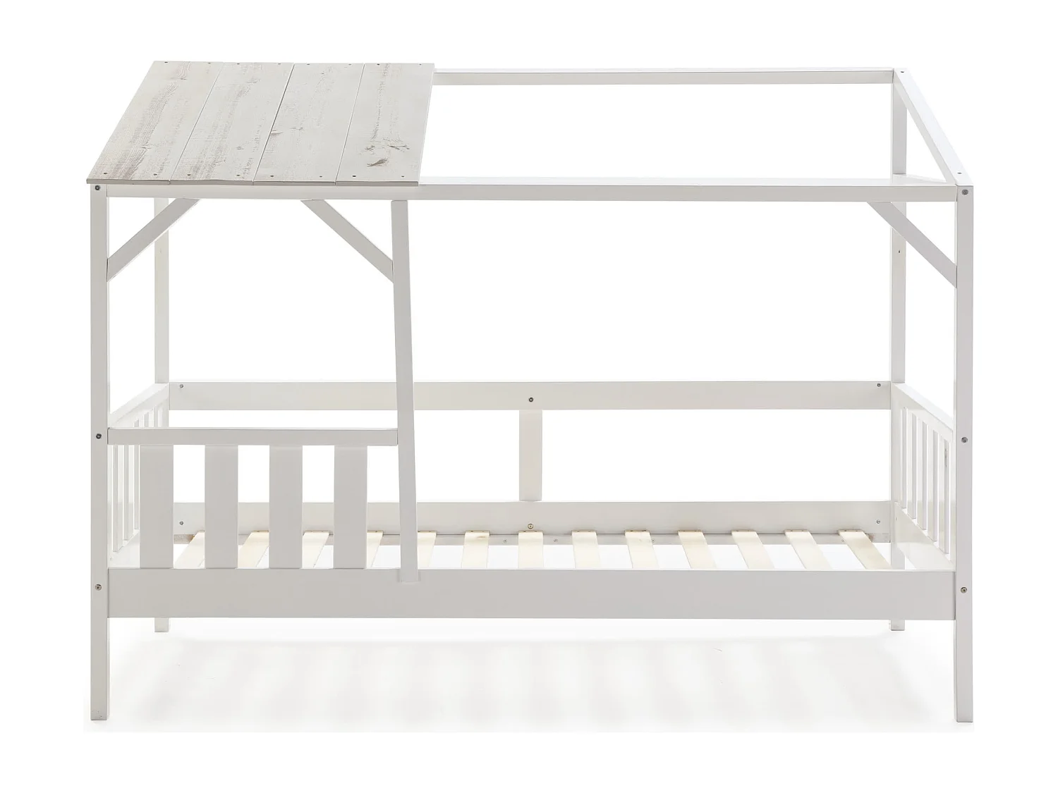 Cama infantil branca 210x162 cm