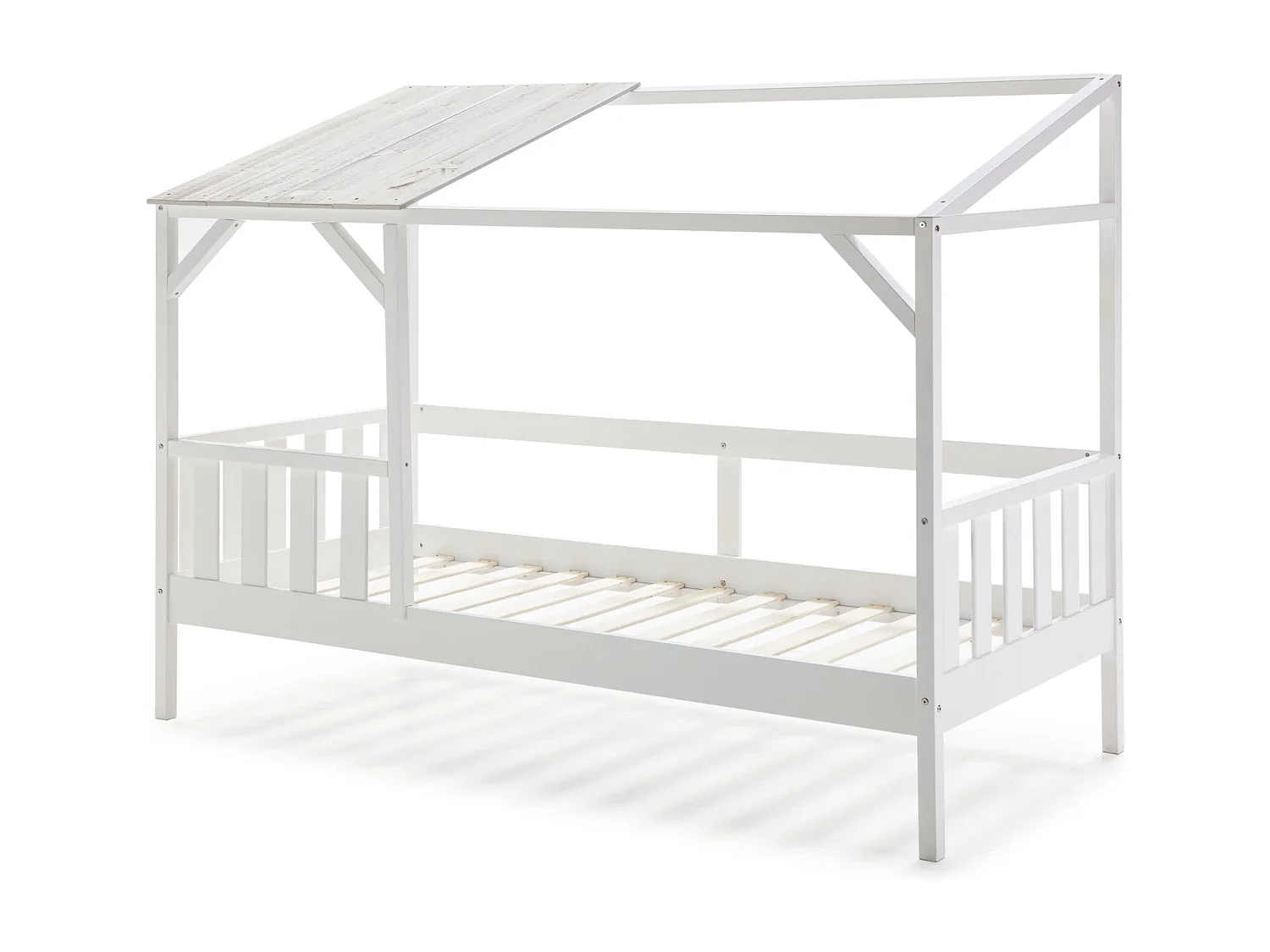 Cama infantil branca 210x162 cm