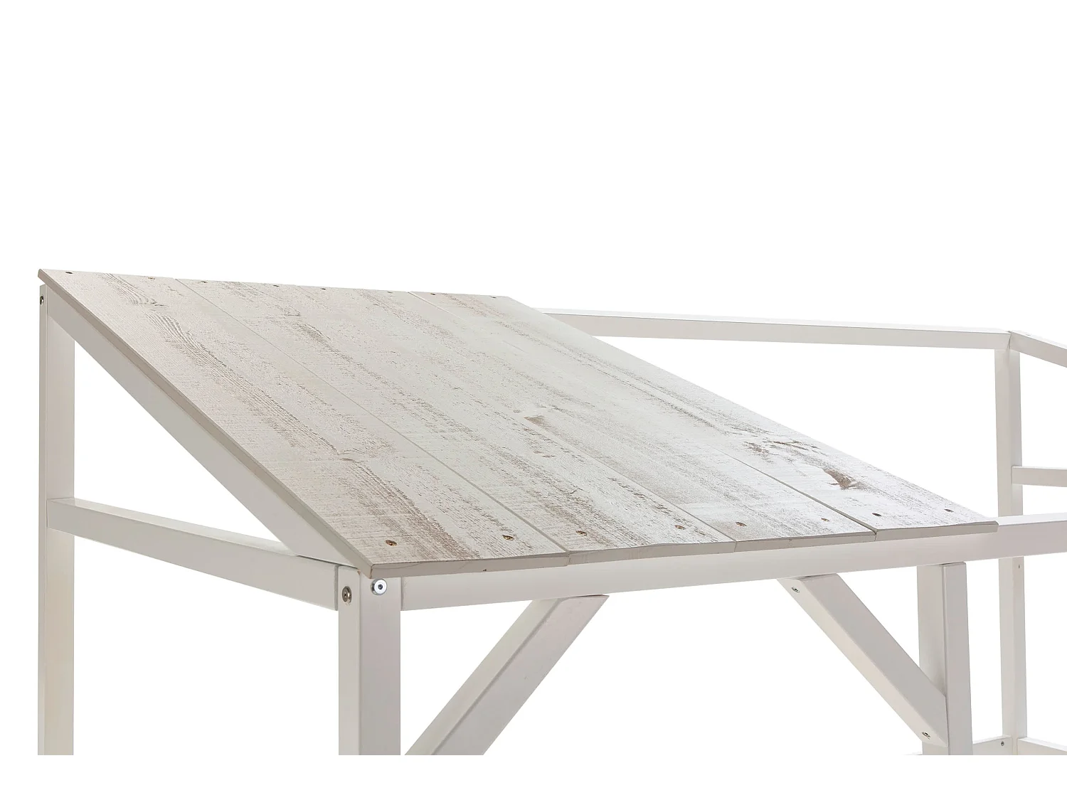 Cama infantil branca 210x162 cm