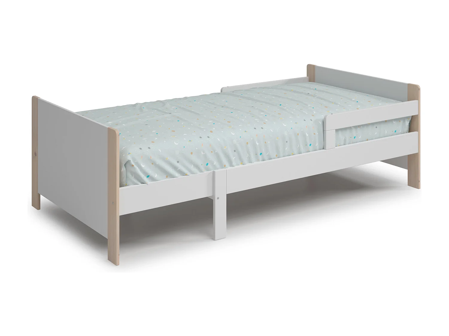 Lit simple extensible 144/194x98 cm