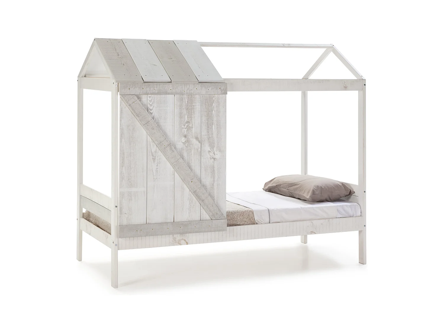 Lit enfant blanc 198x175 cm