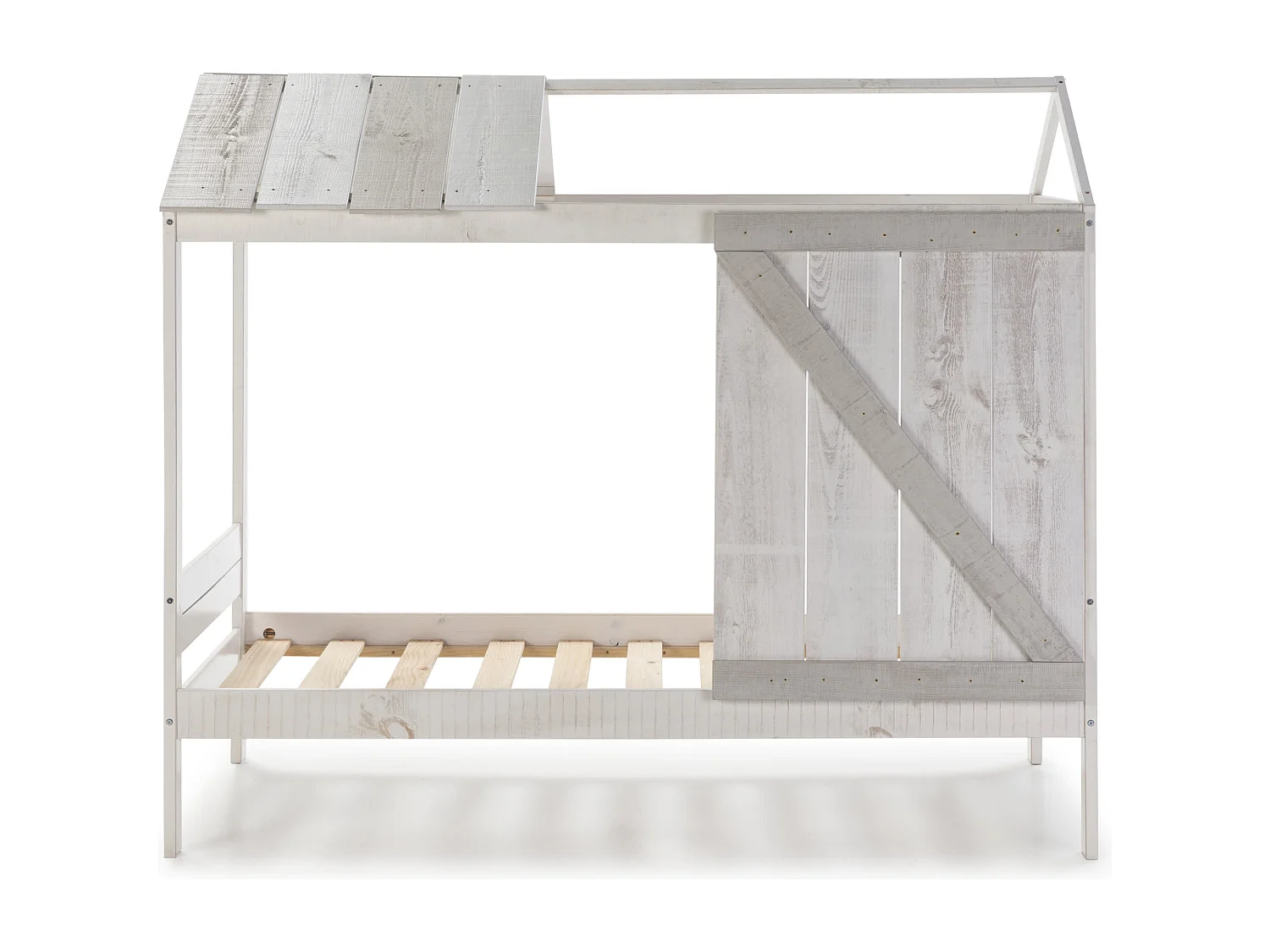 Letto per bambini bianco 198x175 cm