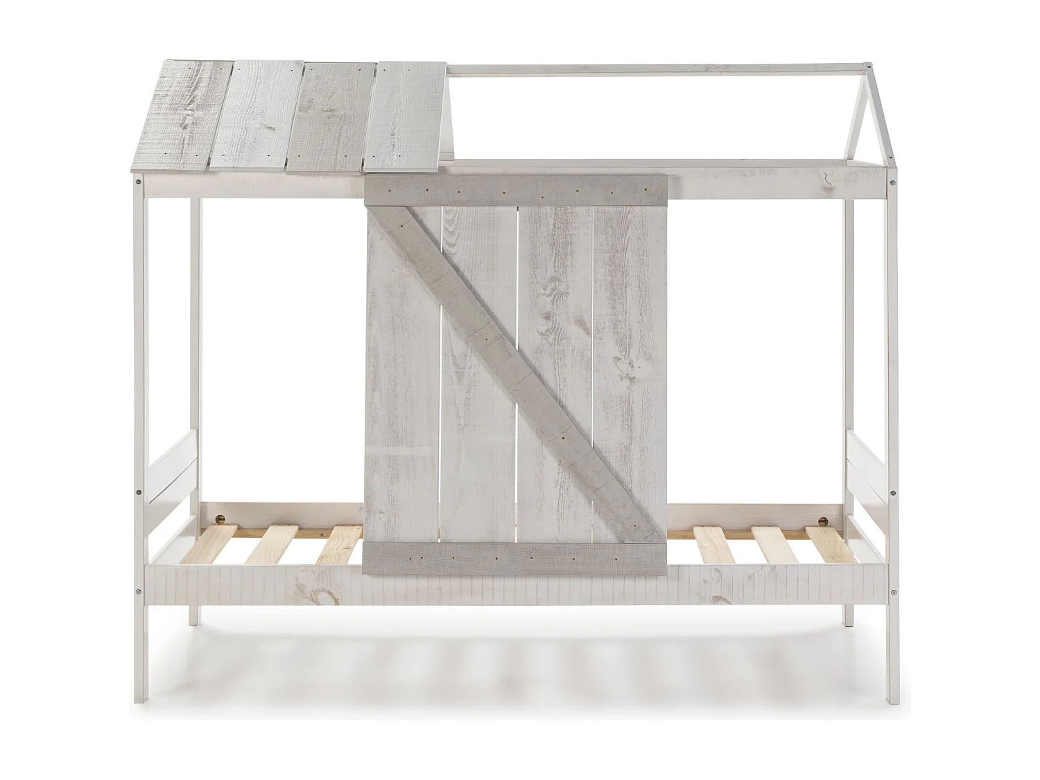 Letto per bambini bianco 198x175 cm