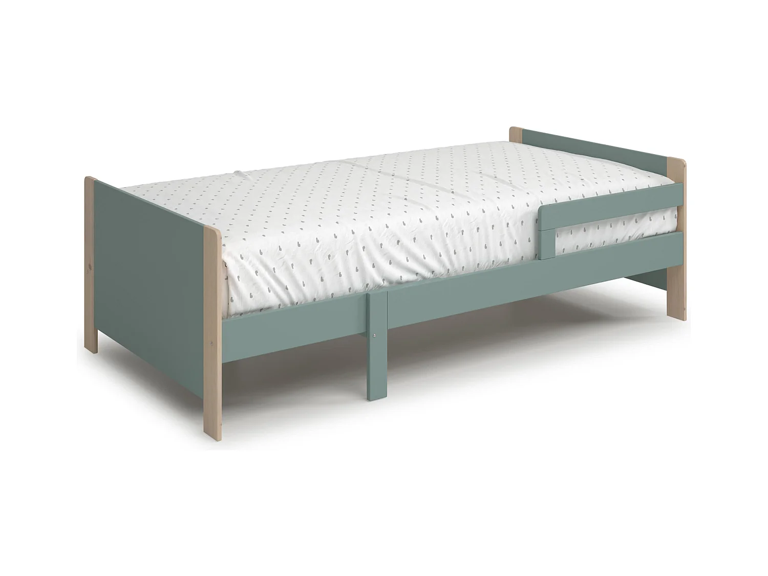 Lit simple extensible 144/194x98 cm