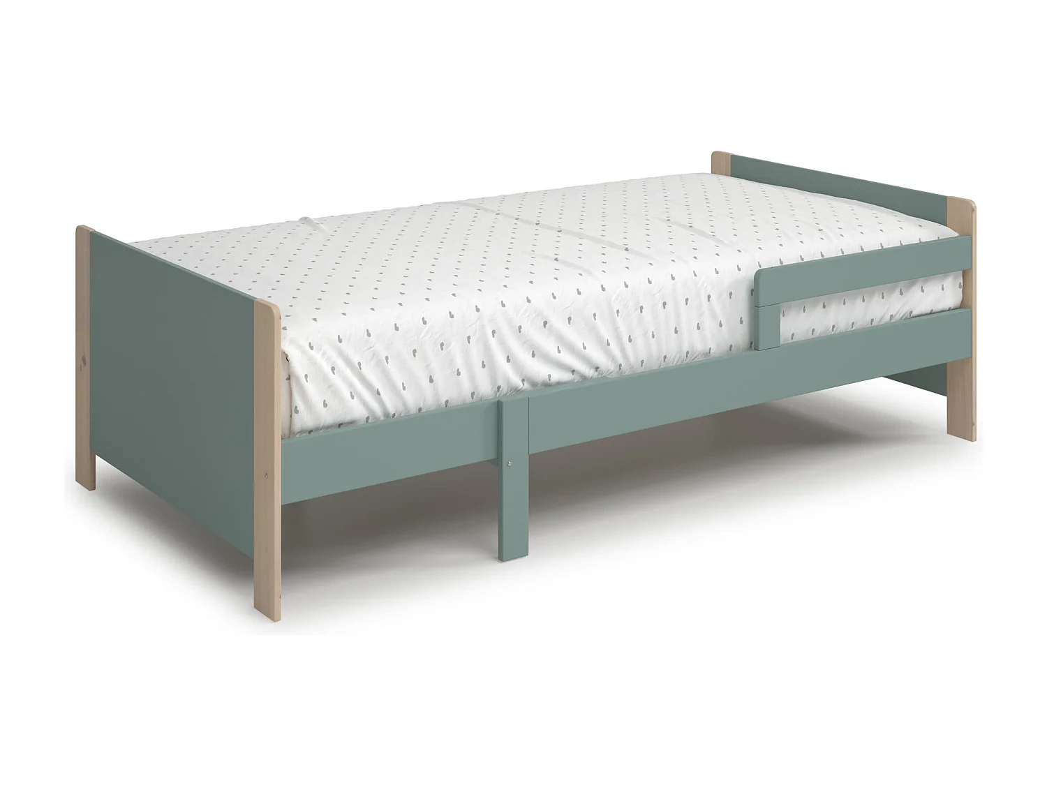 Cama individual extensible 144/194x98 cm