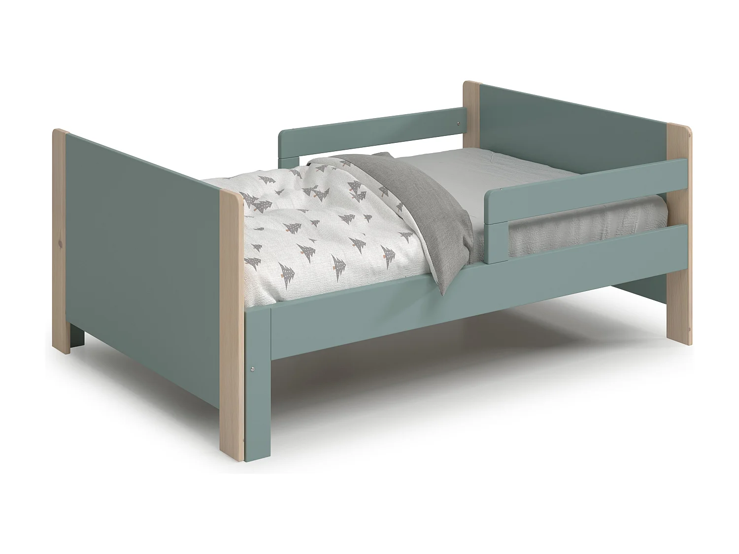 Cama individual extensible 144/194x98 cm
