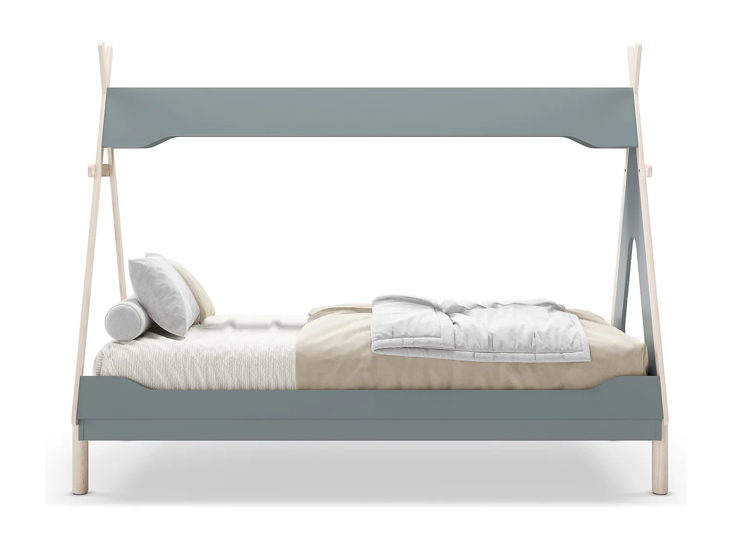 Lit cabane tipi 90x190 cm modulable LOU