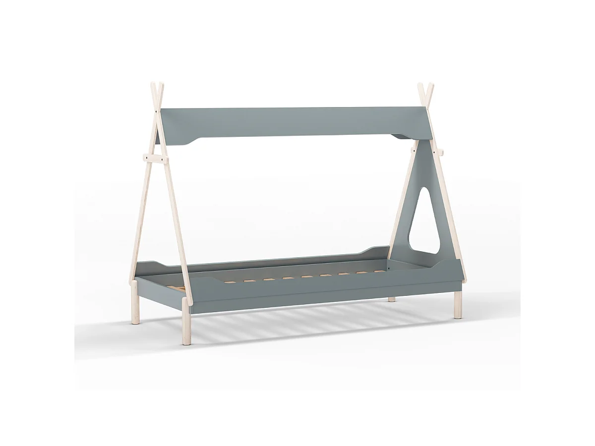 Lit cabane tipi 90x190 cm modulable LOU