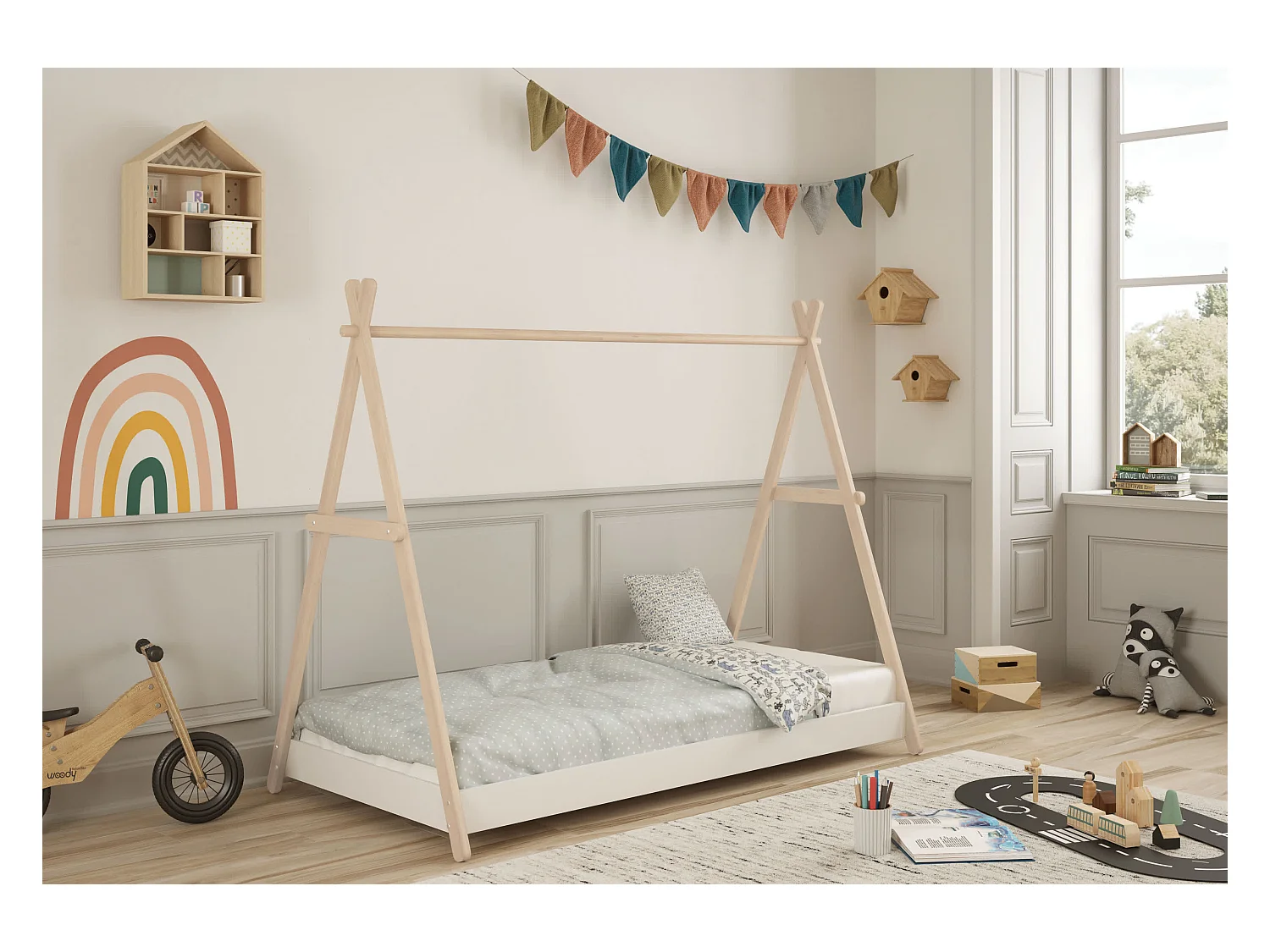 Lit simple 209x160cm