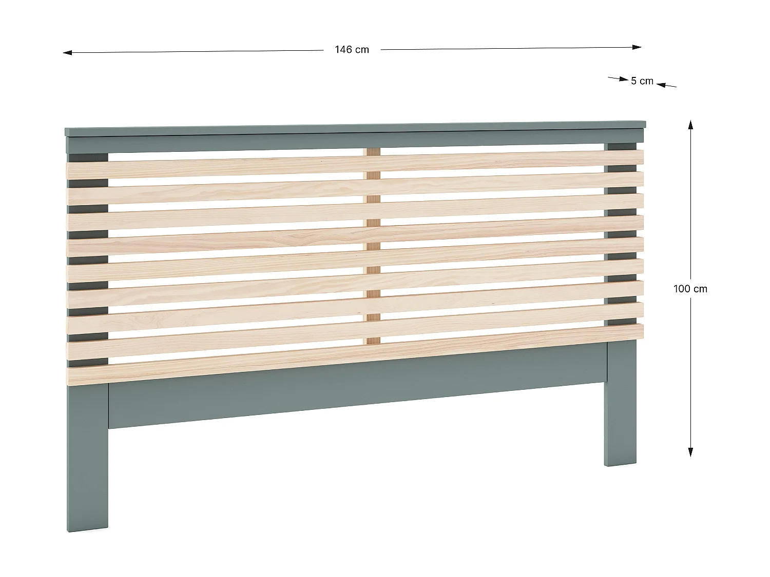 Testiera da letto 146x100 cm