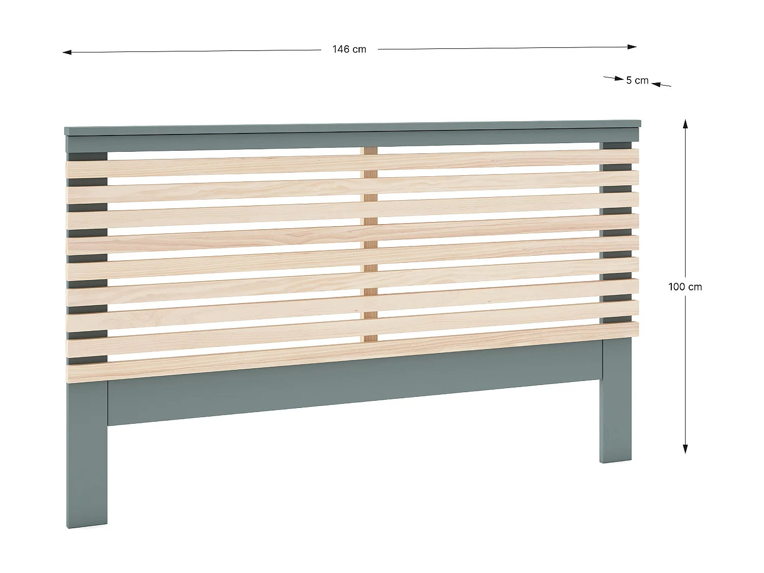 Tête de lit 146x100 cm