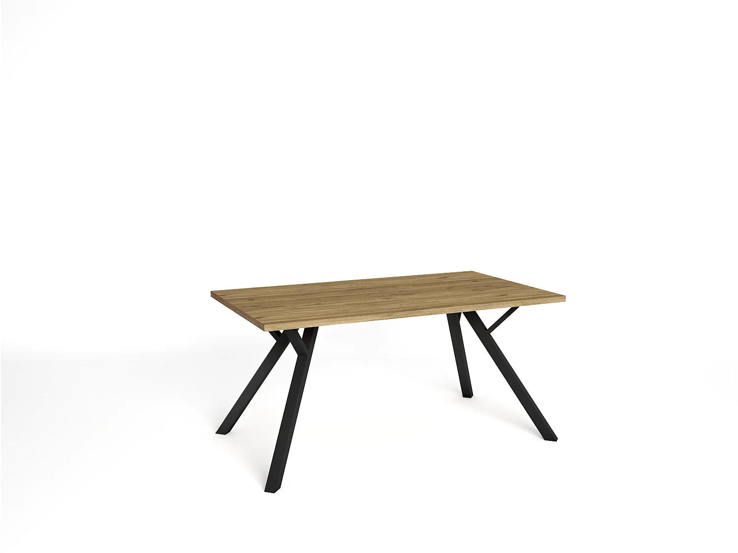 Table rectangulaire en bois pour 6/8 personnes 160x90 cm