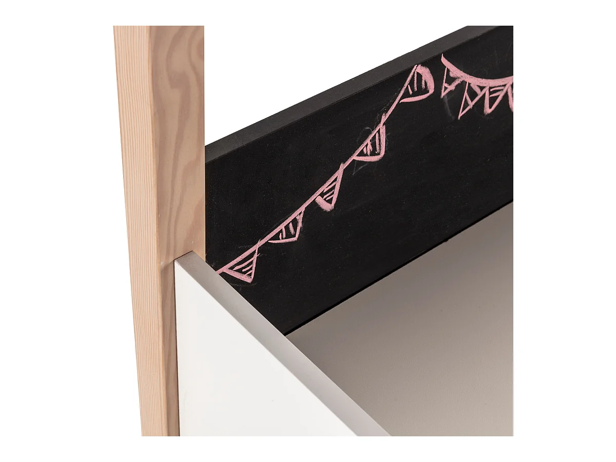 Weißer Kinderschreibtisch 100x157 cm