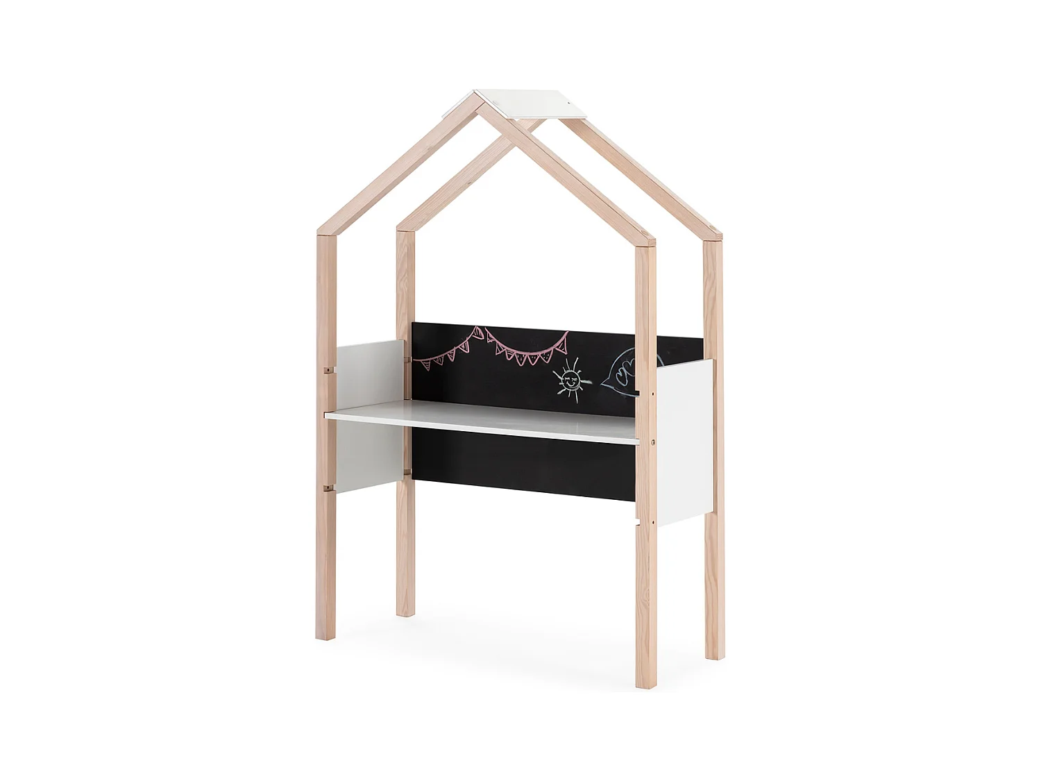 Weißer Kinderschreibtisch 100x157 cm