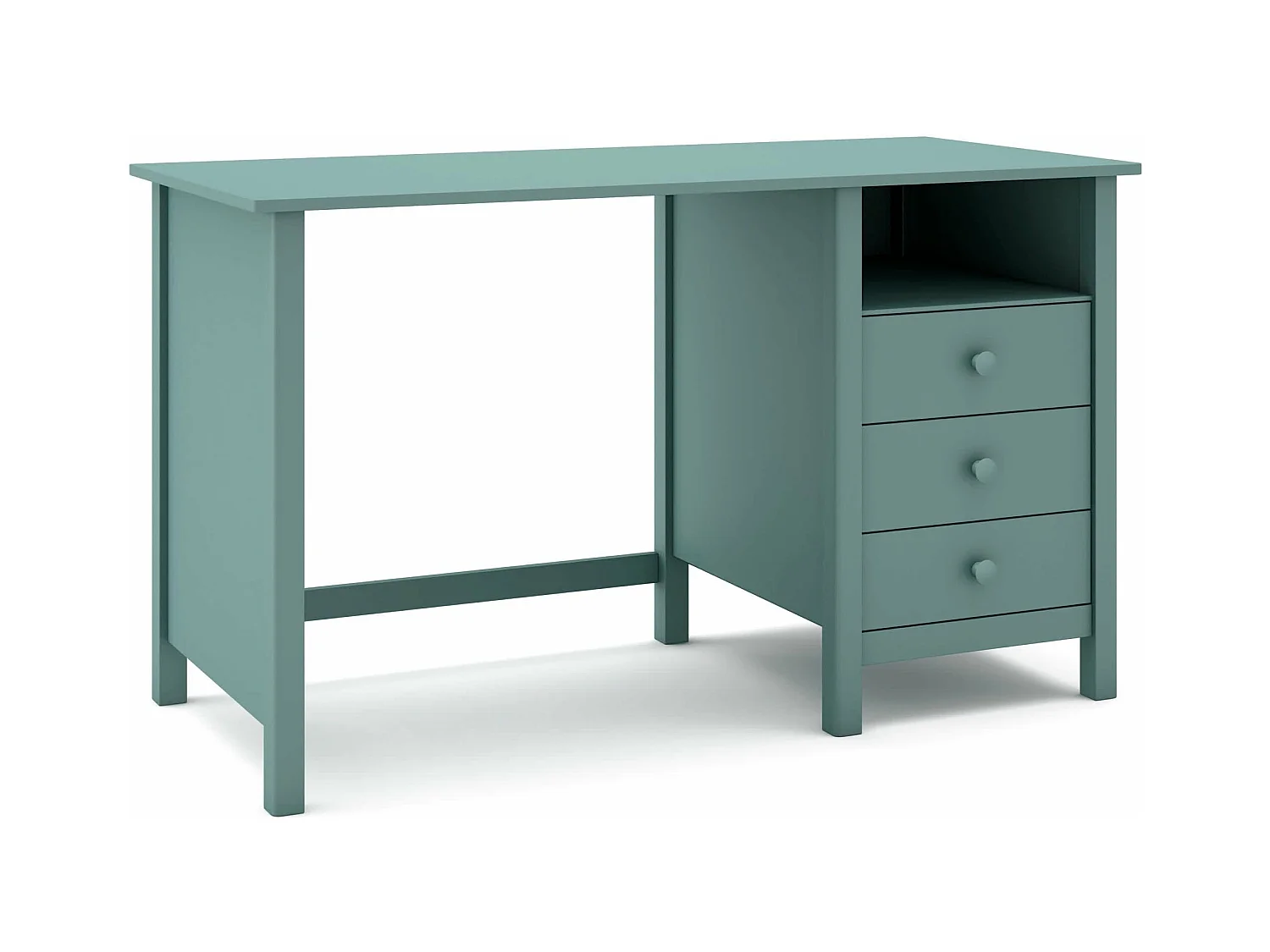 Bureau avec 3 tiroirs 120x74 cm