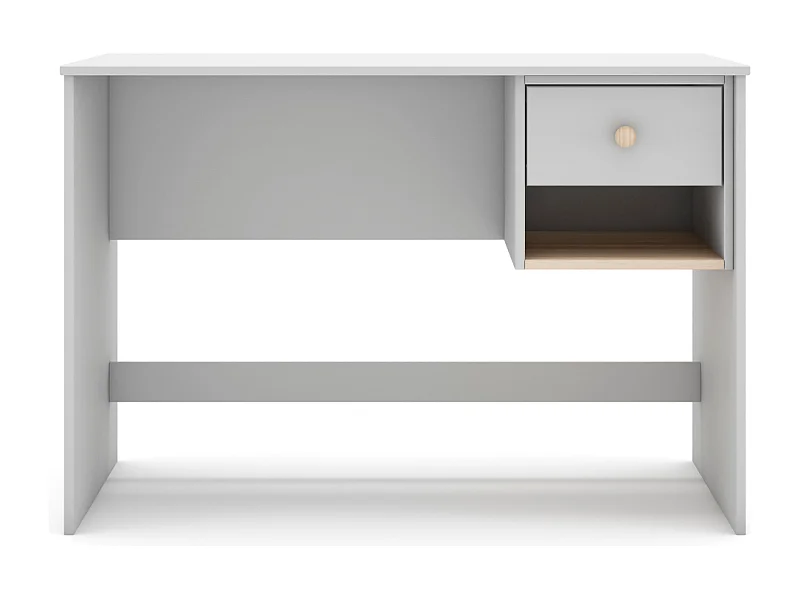 Bureau 1 tiroir et 1 niche ouverte L110 cm - SIMON