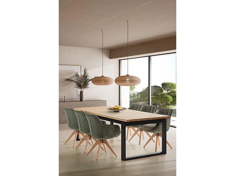 8-Sitzer-Tisch im mediterranen Stil 220x76 cm