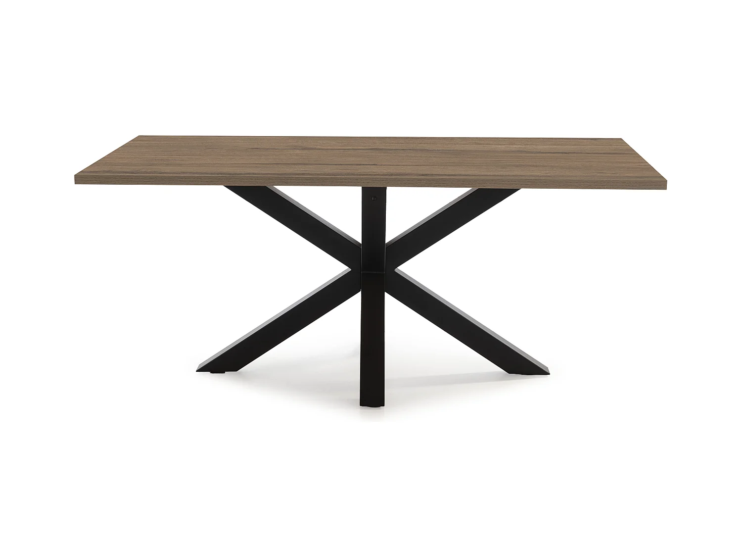 Tavolo rettangolare con piede in ferro per 6/8 persone 180x76 cm