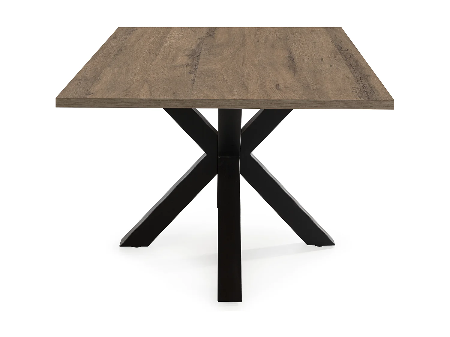 Tavolo rettangolare con piede in ferro per 6/8 persone 180x76 cm