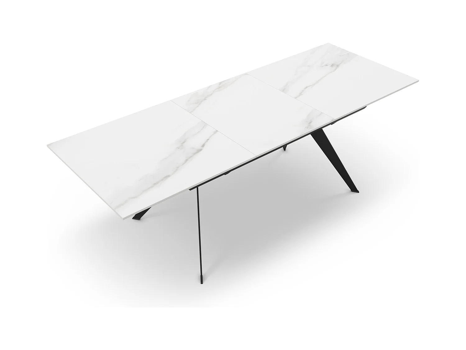 Table extensible pour 6/8 personnes en céramique 160/220x76 cm