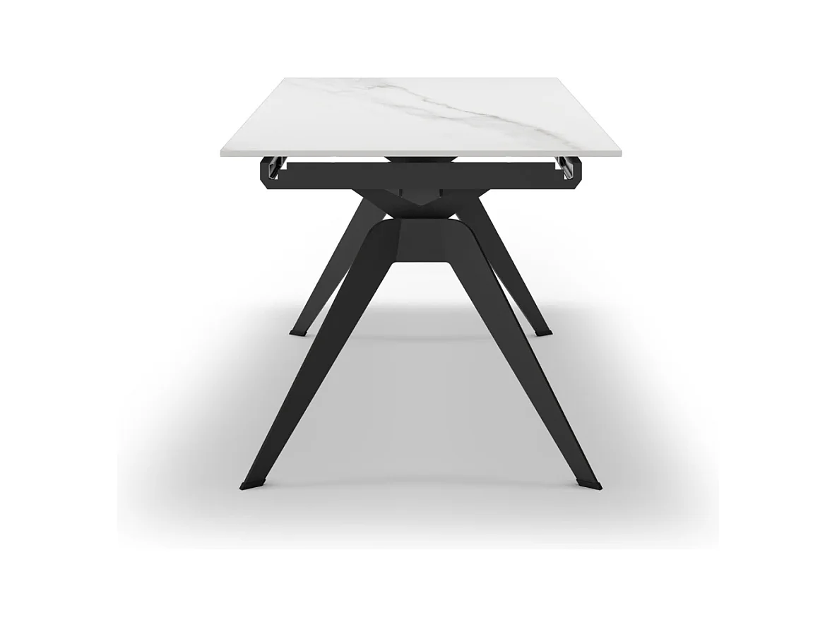 Table extensible pour 6/8 personnes en céramique 160/220x76 cm